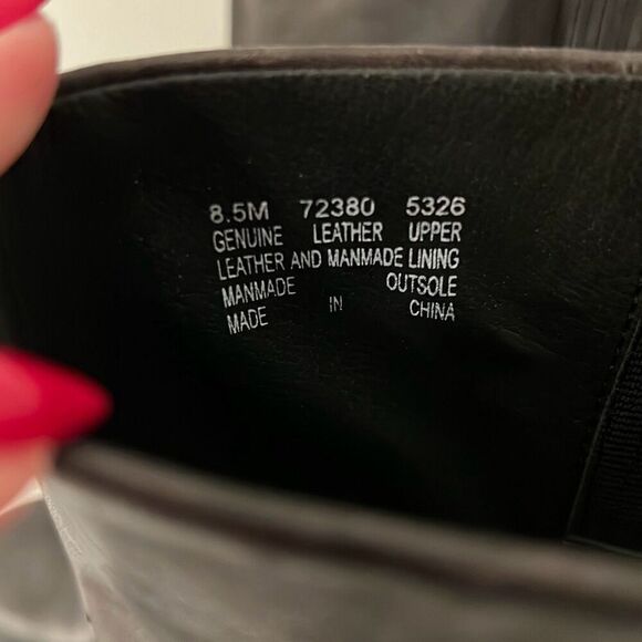 Timberland Women's Black Slip On Waterproof Leather High Riding Boots - Picture 8 of 10